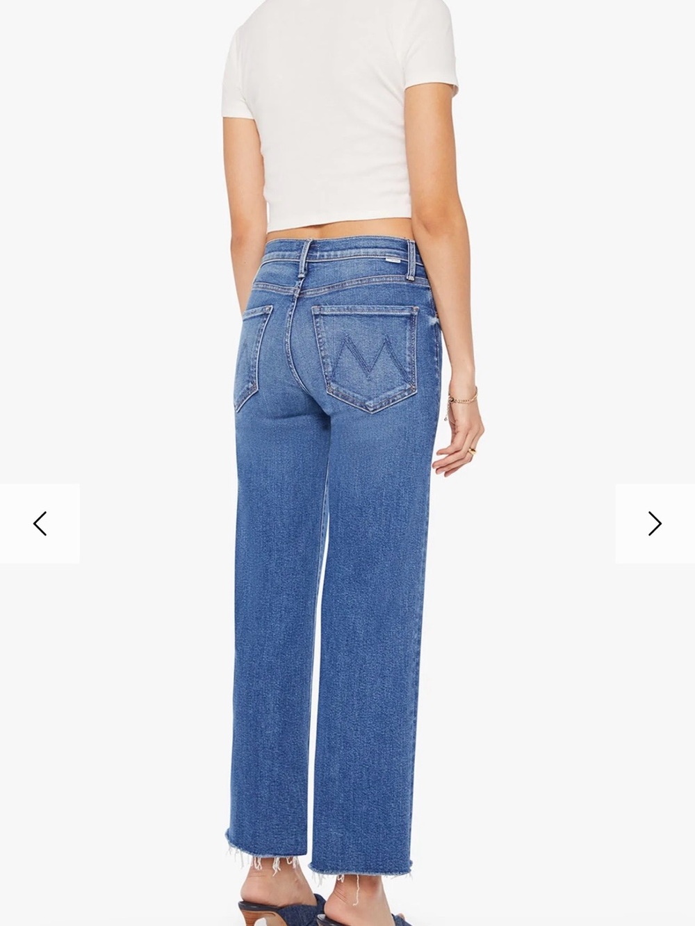 MOTHER Mid Rise Rambler Zip Ankle Fray - Picture 2 of 12